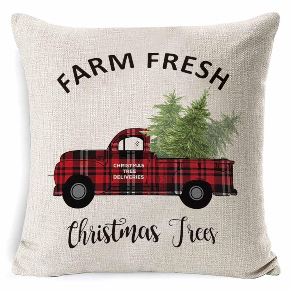 Christmas Print Casual Pillowcase