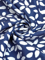 Floral V Neck Three Quarter Sleeve Blouse