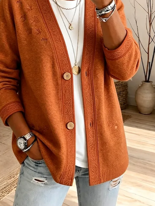 Women Spring/Fall Outerwear Casual Printing Abstract Long Sleeve Jacket