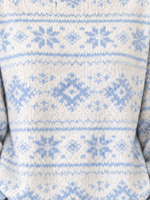 Casual Geometric Crew Neck Long Sleeve Sweatshirt