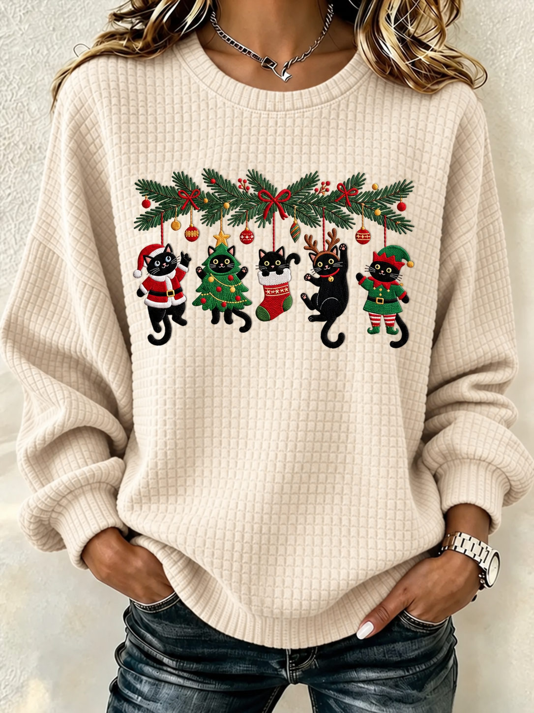 Regular Fit Printing Casual Playful Sweatshirt