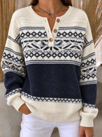 Casual Timeless Henley Collar Sweatshirt