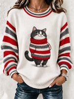 Casual Geometric Henley Collar Long Sleeve Sweatshirt