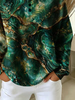 Abstract Artistic Trendy Crew Neck Long Sleeve Sweatshirt
