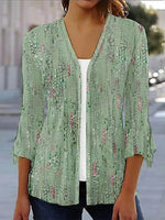 Random Print Loose Kimono