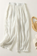 Fashion Casual Solid Color Ankle Pants