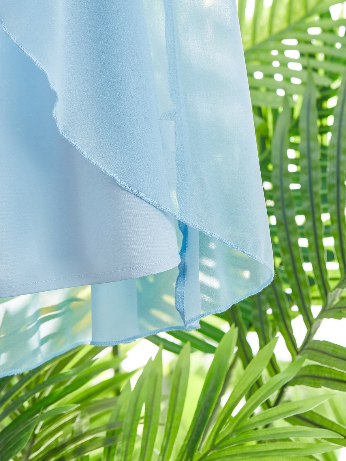 Lady Loosen Lace Solid Two-Piece Midi Dress