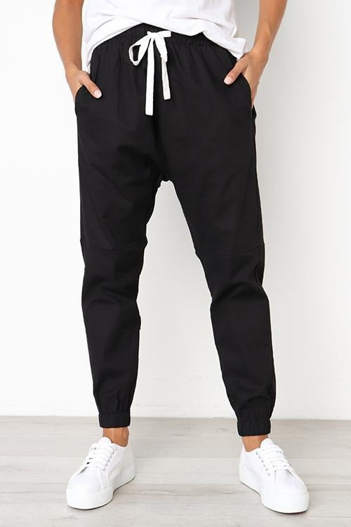 Women's Solid Color with Pockets Casual Sporty Pants