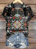 Special V-Neck Short Sleeve Tops