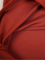 Solid Color V-neck Long Sleeve Comfy Casual Blouse