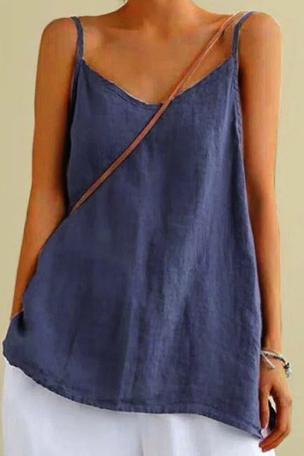 Women's Solid Loose Casual Camisole