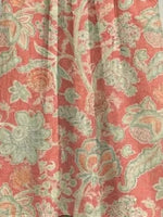 Women Floral Summer Dress Crew Neck Half Sleeve A-Line Maxi Dress