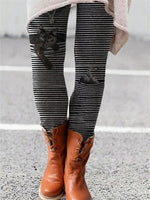 Winter Warm Black Fleece Lined Leggings