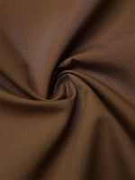 Coffee Casual Loose Plain V-neck Shirt