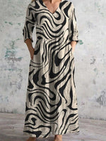 Printed Vintage Dress