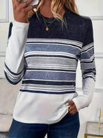 Striped Color Block T-Shirt