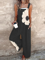 Elegant Floral Sleeveless Jumpsuit