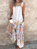 Floral Side Pocket Comfy Jumpsuit