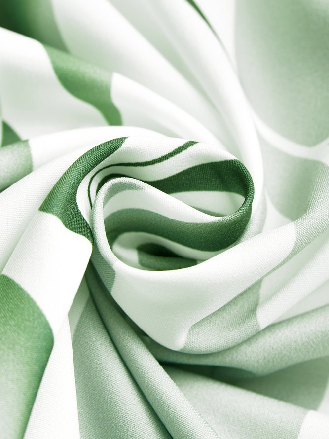 V-neck Half Sleeve Floral Casual Maxi Dress