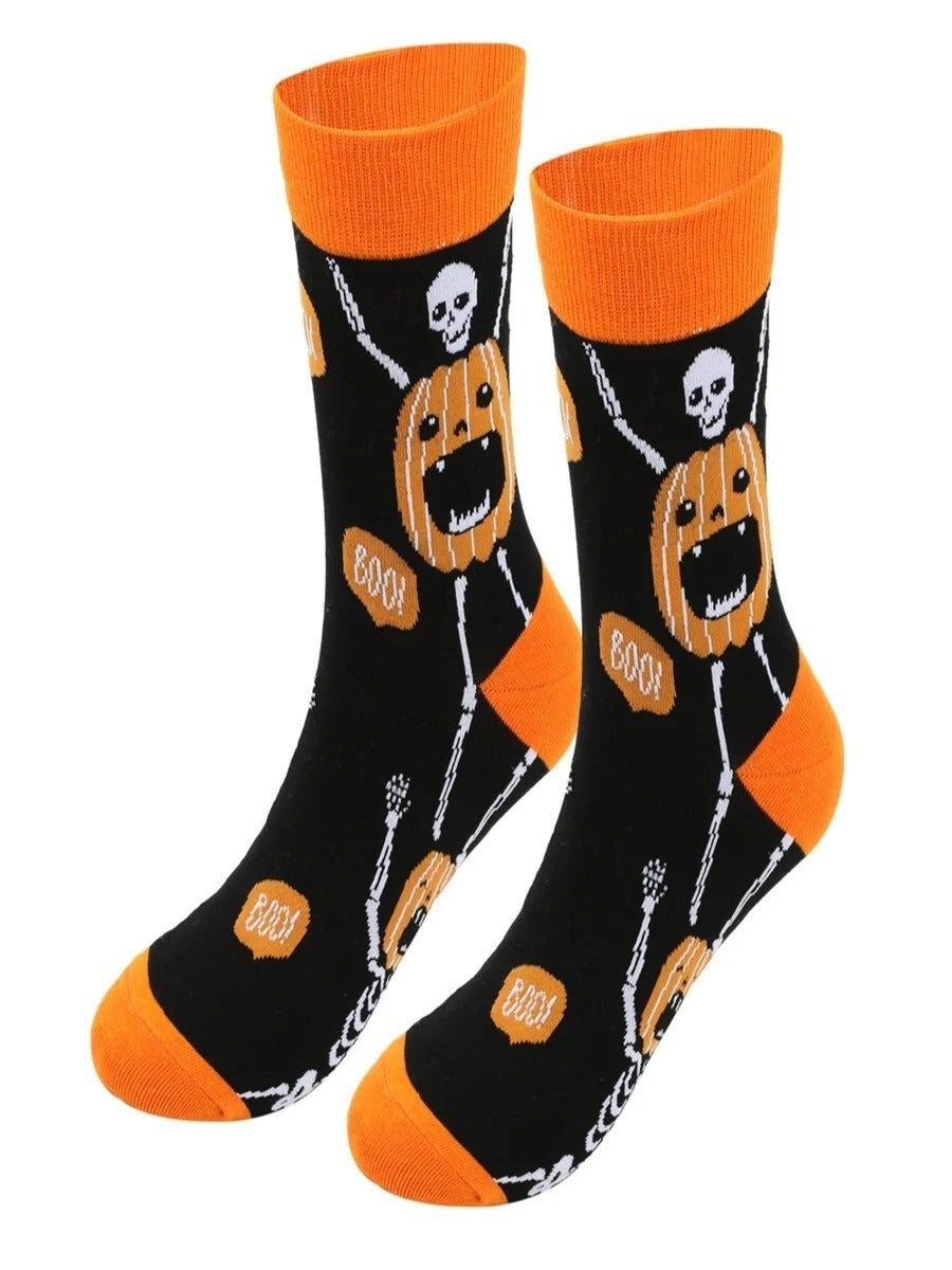 Halloween Plus Size Cotton Socks
