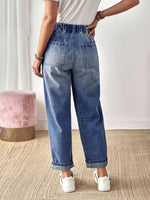 Stretch Jeans With Side Pockets