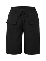 Mid Waist Fit Plain Straight Pants