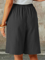 Casual Loose Fit Elegant Plain Pants