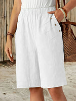 Casual Loose Fit Elegant Plain Pants