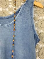 Casual Cotton Plain Sleeveless Tank Top