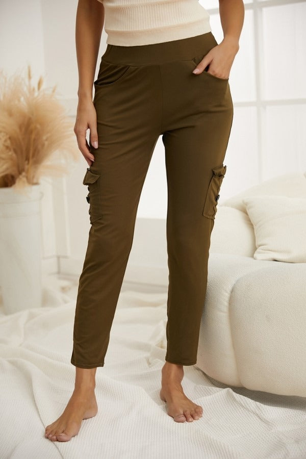 Women's Soft Leggings Back Pockets Yoga Pants