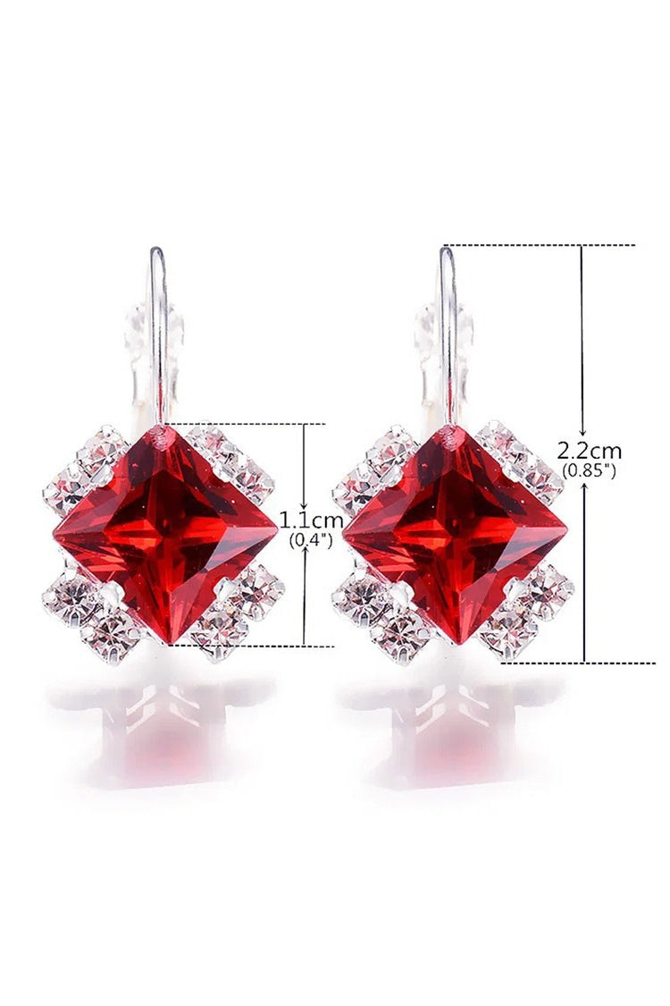 Fashion Rhinestone Gem Alloy Earrings
