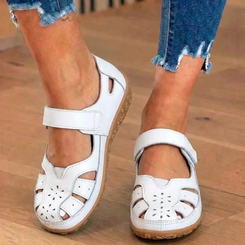 Women's Genuine Leather Mary Jane Sandals