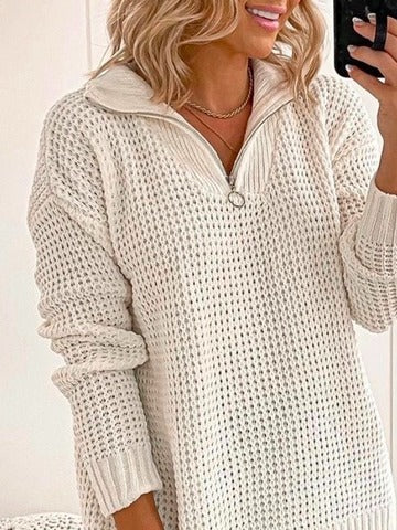 Shawl Collar Casual Sweater