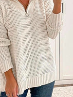 Shawl Collar Casual Sweater