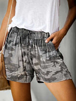 Solid Color with Pockets Summer Casual Shorts