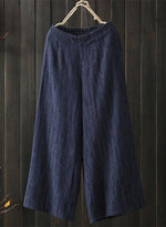 Women's Solid Color with Pockets Casual Wide Leg Pants