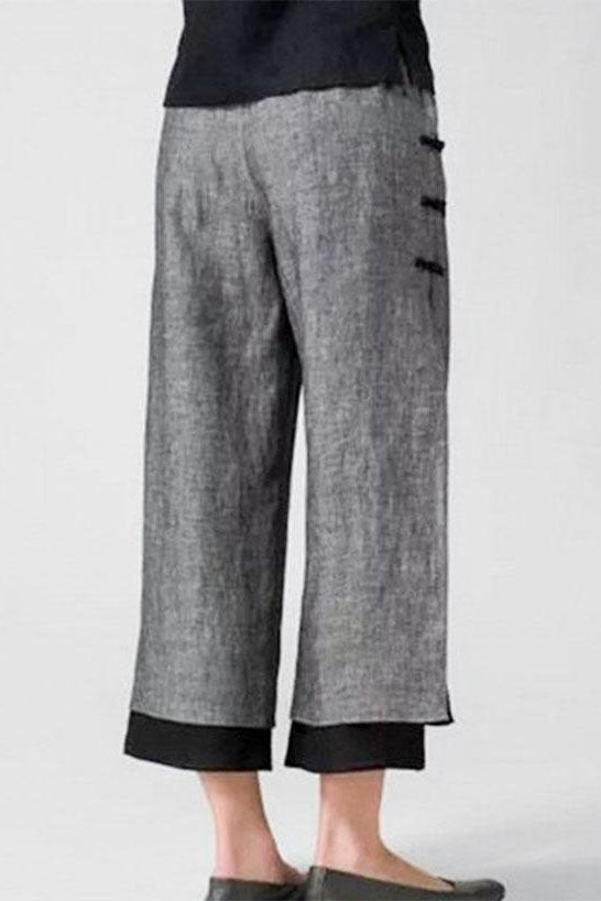 Women's Butterfly Print Summer Plus Size Pants