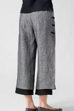 Women's Butterfly Print Summer Plus Size Pants