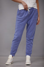 Women's Solid Color Fleece Casual Skinny Pants