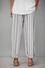 Women's Stripe with Pockets Casual Loose Pants