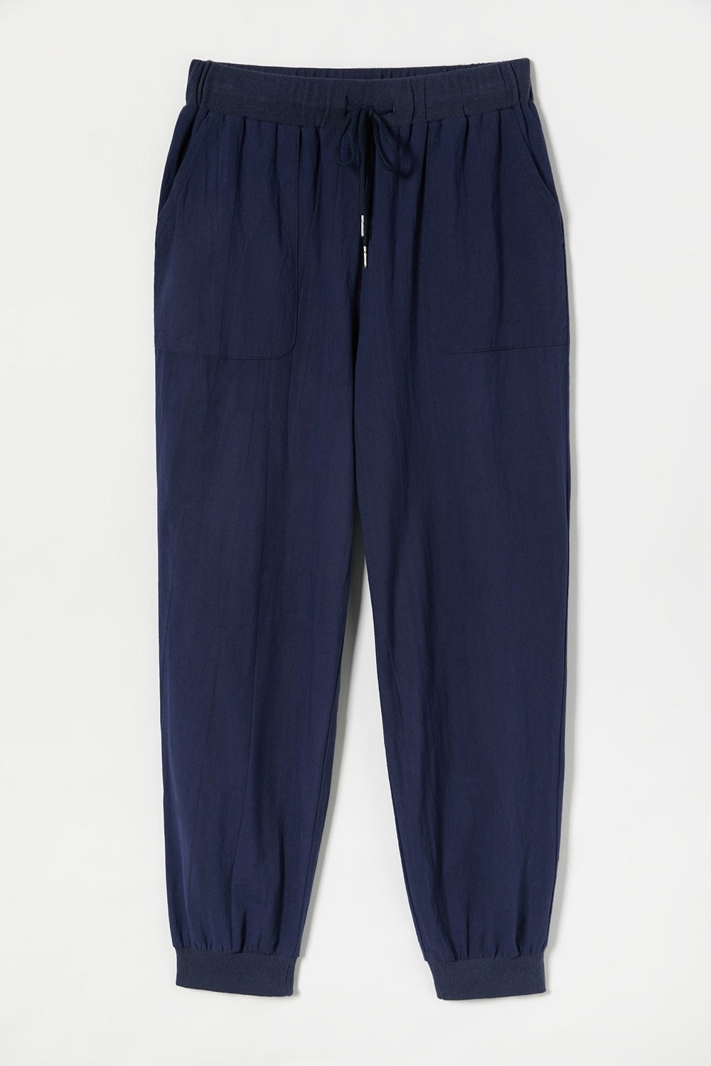 Solid Color with Pockets Sashes Sporty Pants