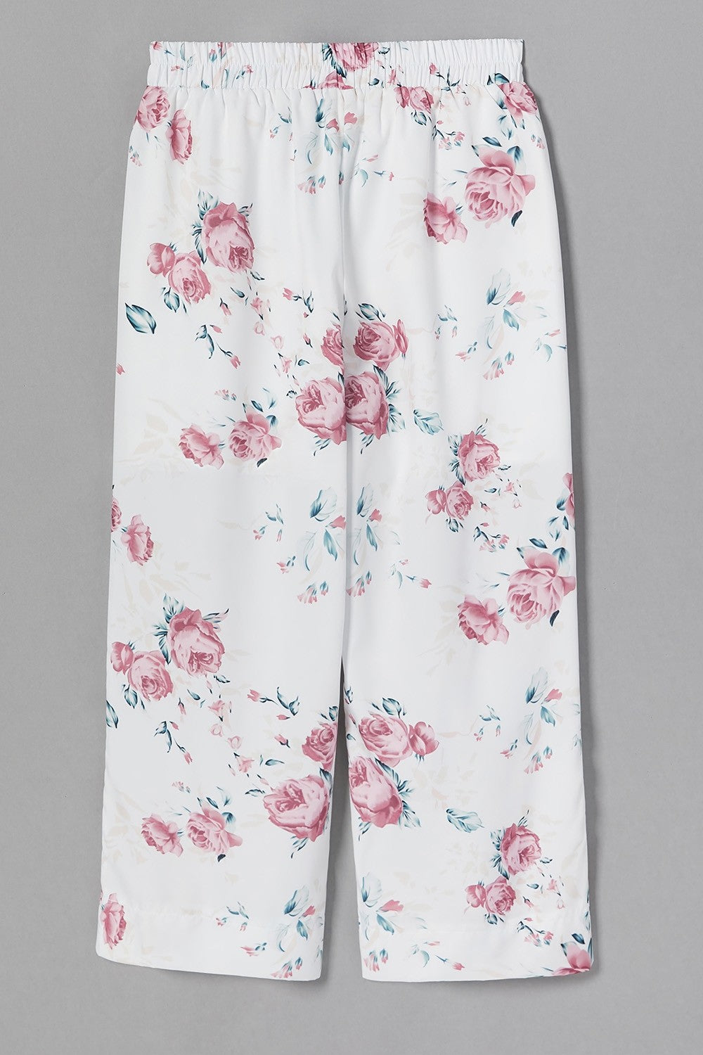Floral Print with Pockets Casual Pants