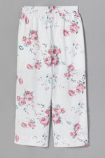 Floral Print with Pockets Casual Pants