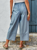 Dandelion Print with Pockets Casual Pants