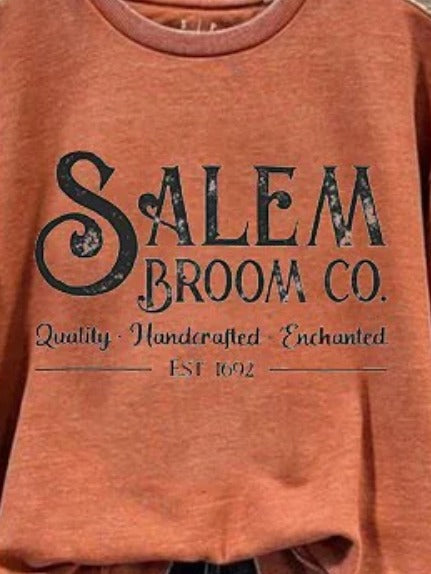 Loose Text Letters Print Casual Sweatshirt