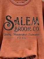 Loose Text Letters Print Casual Sweatshirt