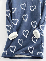 Heart/Cordate Print Casual Regular Fit Thermal Underwear