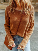 Plain Crew Neck Casual T-Shirt