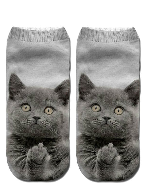 Cat Printed Unisex Socks