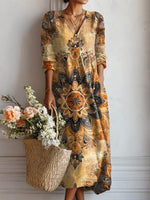 Casual Floral Print Everyday Comfort Dress